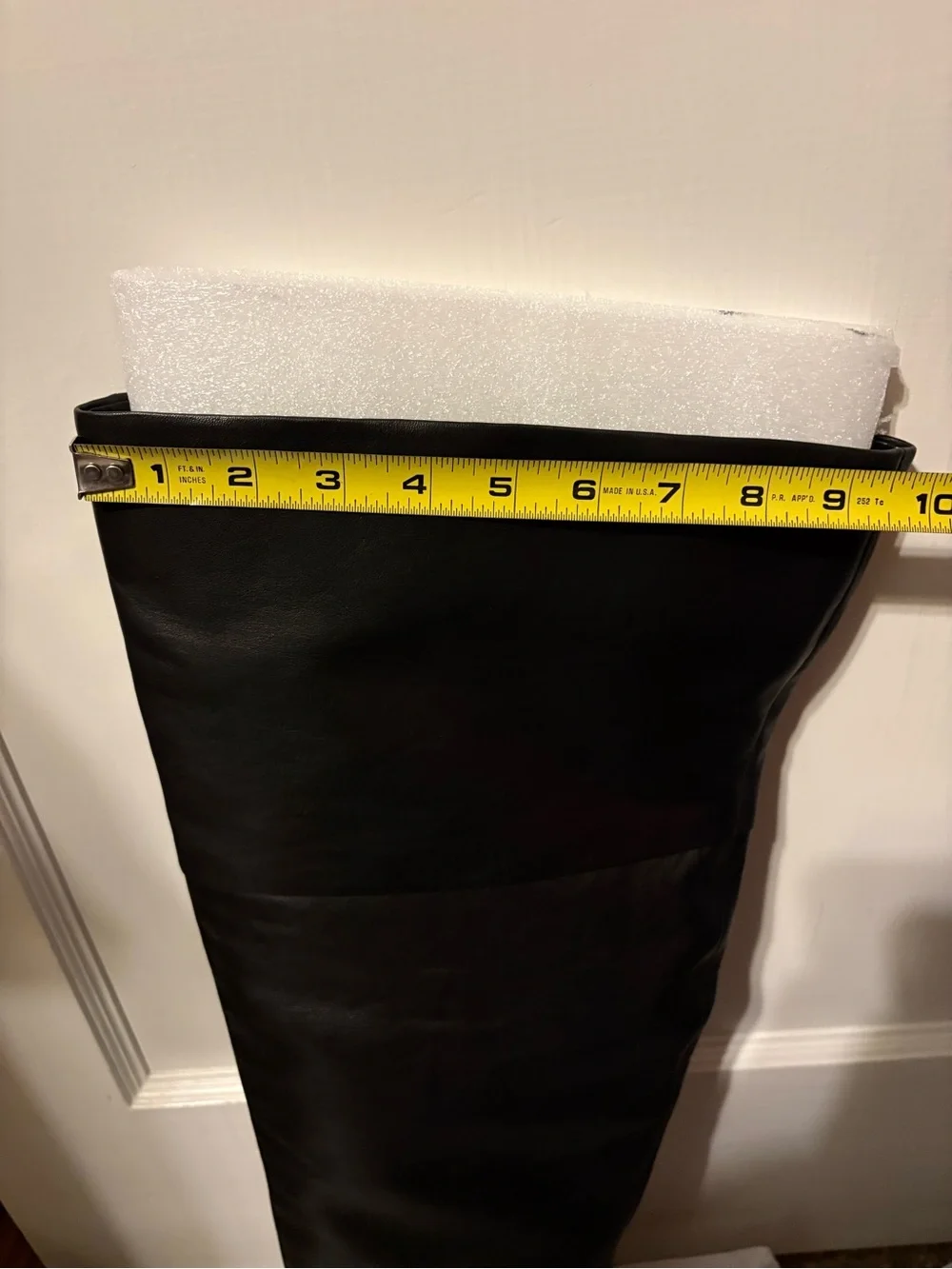 Vince Camuto wide calf, kitten heel leather boots